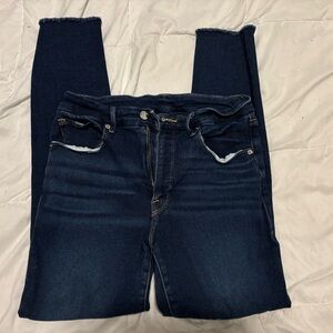GOOD AMERICAN BLUE SKINNY JEANS